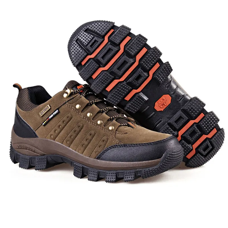 Hot Sale Men's Mountain Shoes Waterproof Outdoor Hiking Climbing Shoes ...