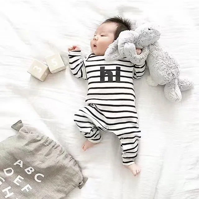 

2019 New Fashion baby Romper unisex cotton Long sleeve newborn baby clothes set jumpsuit Infant clothing toddler baby costume