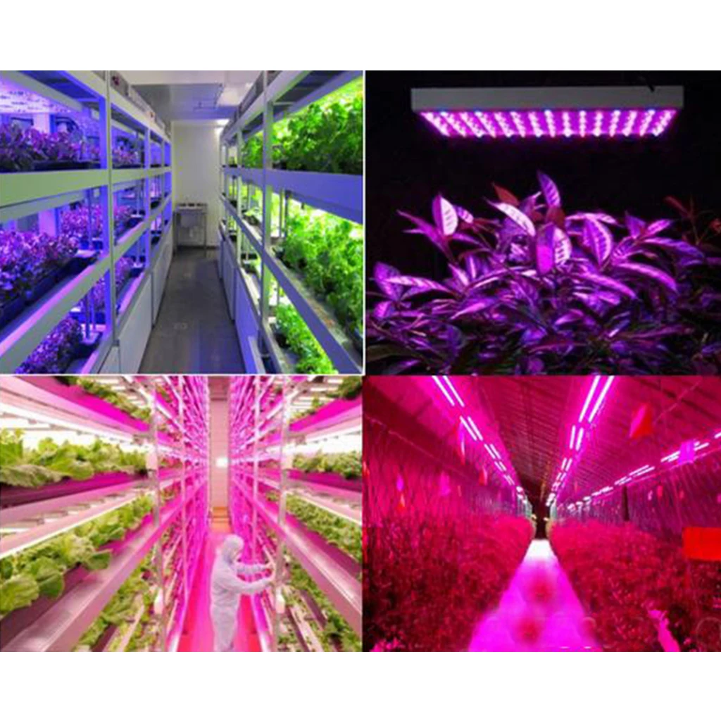 14 Вт Светодиодный светильник для выращивания панель красный синий белый ИК УФ светодиодный светильник для выращивания полный спектр для комнатных растения парниковые садовые гидропоники