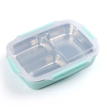 

High Quality Stainless Steel Lunch Box 1100ml,Carry Leak-proof Lunch Bento Boxes Adult Children Food Container BPA Free