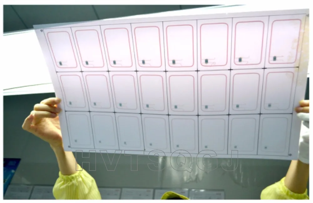 300 шт. бесплатная доставка завод в Гуанчжоу ПВХ rfid I код 2 iso 15693 инкрустация|code|inlaycode