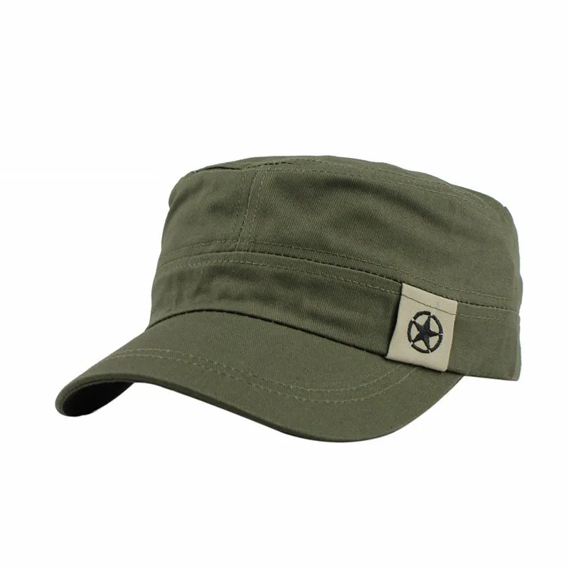 flat top military hat