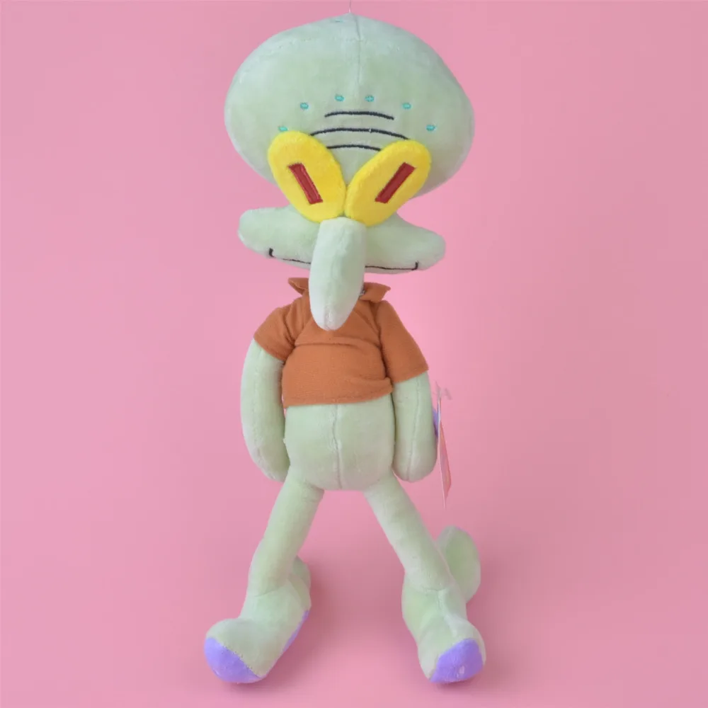 

Kawaii Cartoon Anime Bobs Squidward Tentacles Patrick Star Plush Toy Stuffed Animals Pillows Dolls Toys For Children