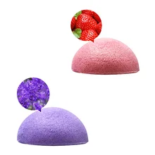 Спонж-Конняку натуральный набор мягко основы красоты Очищение лица глубокое очищение пор Губка Уход за кожей лица инструмент