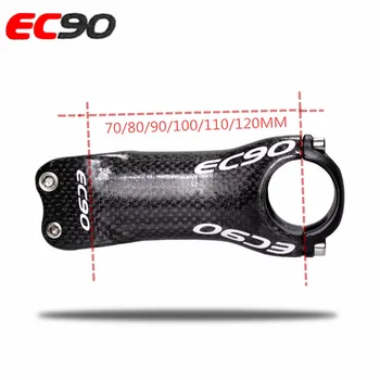 

Vstago de La Bicicleta de Carbono EC90 Tallo Vstago de La Bicicleta Carretera Cuadro de Carbono MTB 6 grados 3 K 28.6-31.8mm