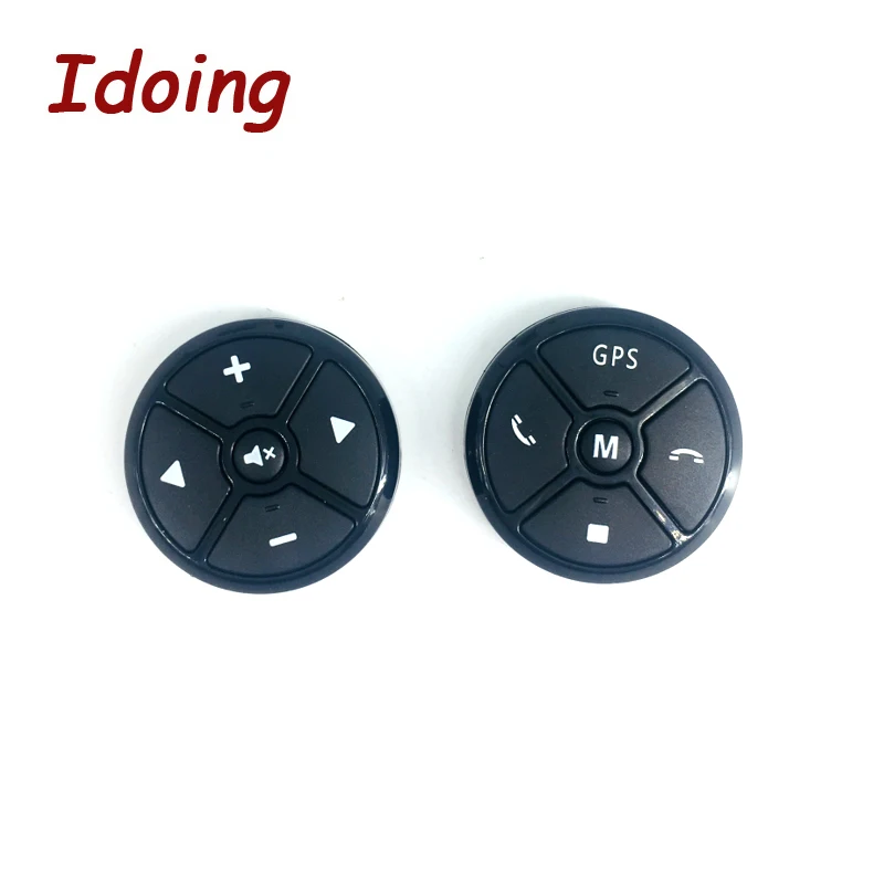 Цена IDoing Автомобильный руль кнопка дистанционного управления DVD 2 Din Android Bluetooth беспроводной универсальный пульт дистанционного управления + font b GPS b font на...