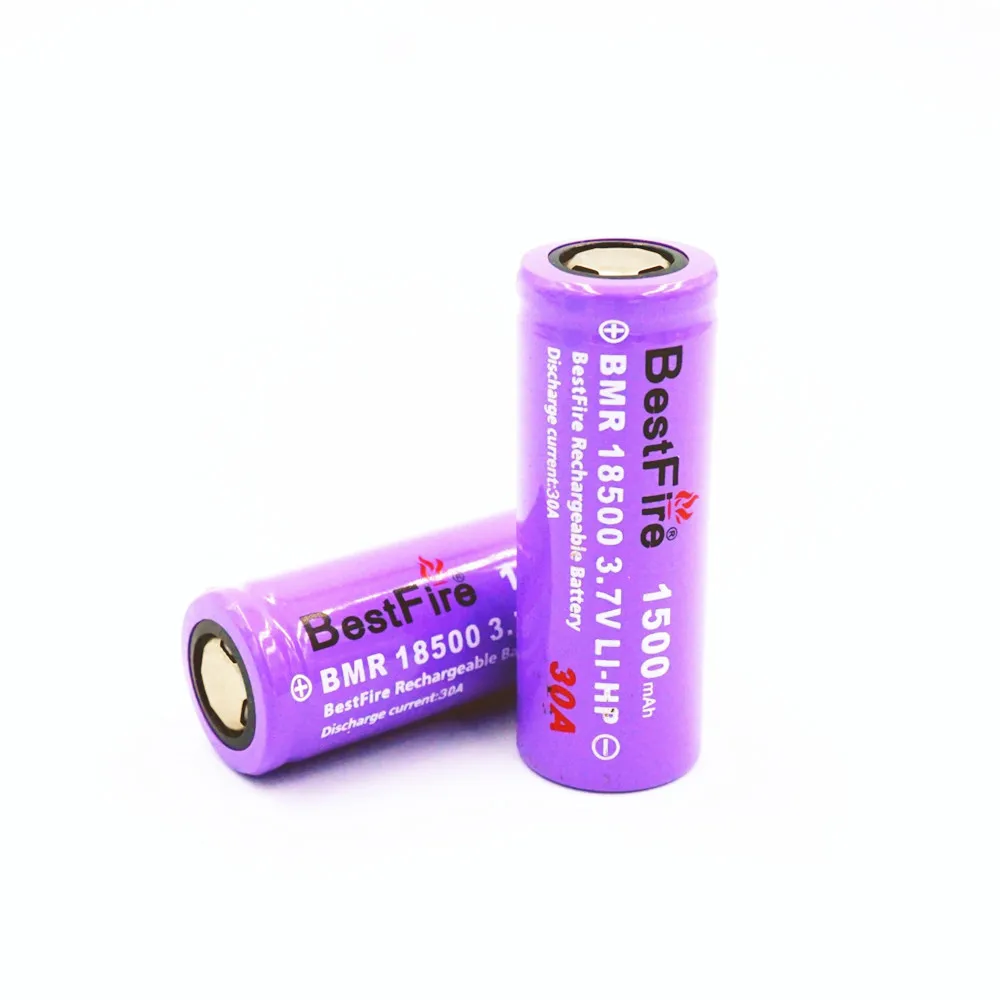 2 шт. Bestfire BMR 18500 1500 mAh 30A электронная сигарета Перезаряжаемые Батарея с Xpower C1 Smart Зарядное устройство для Ni-MH/литий-ионный