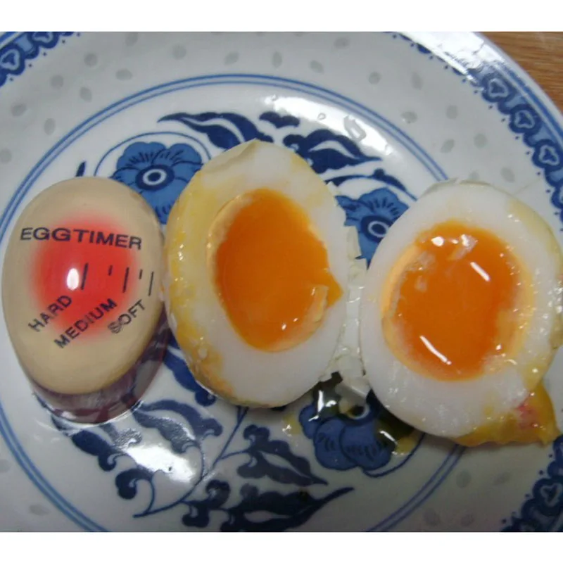 1 шт. яйцо идеальный цвет таймер с изменяющимся управлением мягкие вареные яйца приготовления кухня Смола Яйцо Таймер
