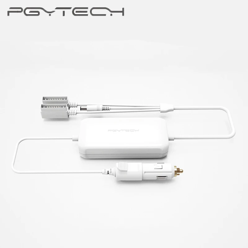 

PGYTECH 2 in 1 Car Charger for DJI Phantom 4 Pro/Plus//Phantom 4 Advanced/Phantom 4 Travel Car Power Charger