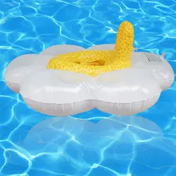 Кольца для плавания для малышей летний открытый пляжный бассейн Дети Облако Цветок плавание кольцо крест сиденье без заусенцев #2y16