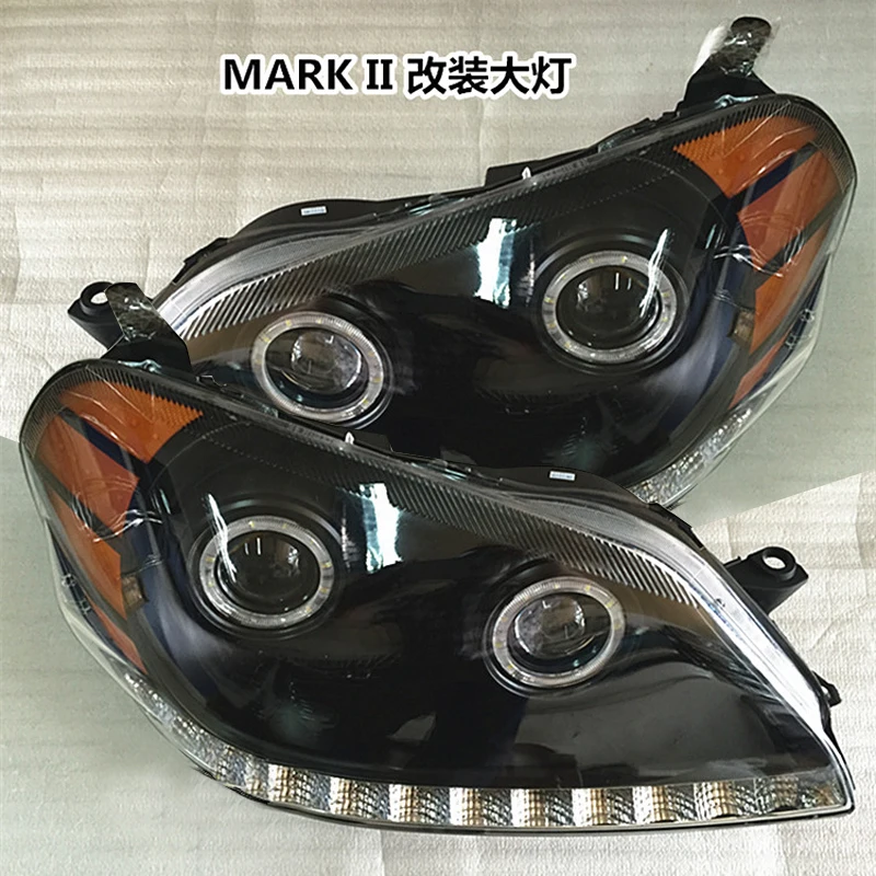 Для TOYOTA MARK II GX110 светодиодная фара черный корпус|toyota mark|mark iiled housing |