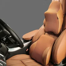 Шесть цветов пены памяти Humanized дизайн автомобиля набор подушек Поясничный и подголовник универсальный подходит для большинства автомобилей доступны в четыре сезона