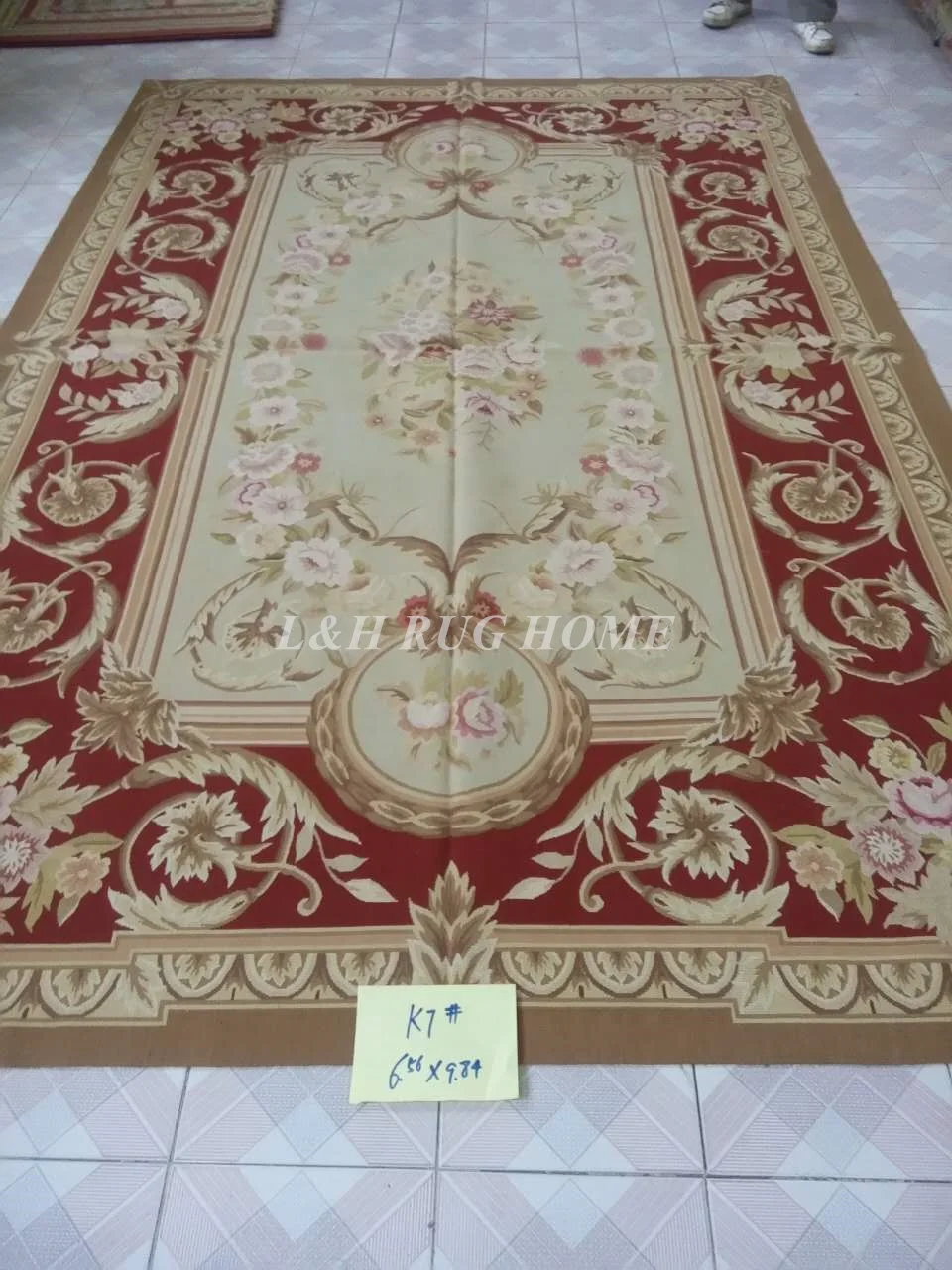 2x3 м французские ковры aubusson для украшения дома, французский abusson ручная переплетение шерстяной ковер