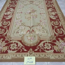 2x3 м французские ковры aubusson для украшения дома, французский abusson ручная переплетение шерстяной ковер