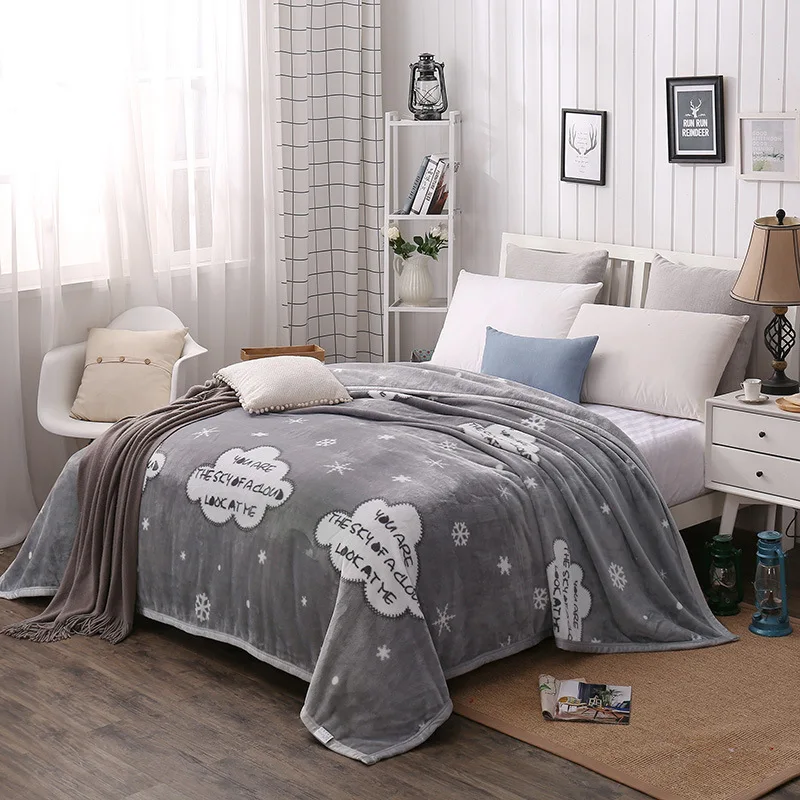 Высококачественное плотное Фланелевое Флисовое одеяло, г/м2, мягкое клетчатое покрывало, супер теплое зимнее одеяло, s для кровати, домашний текстиль