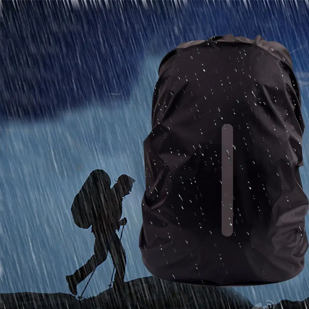 

Hot Sale Backpack Rain Cover Bag Protective Outdoor Night Safety Reflective Light Rain Cover Waterproof Protector