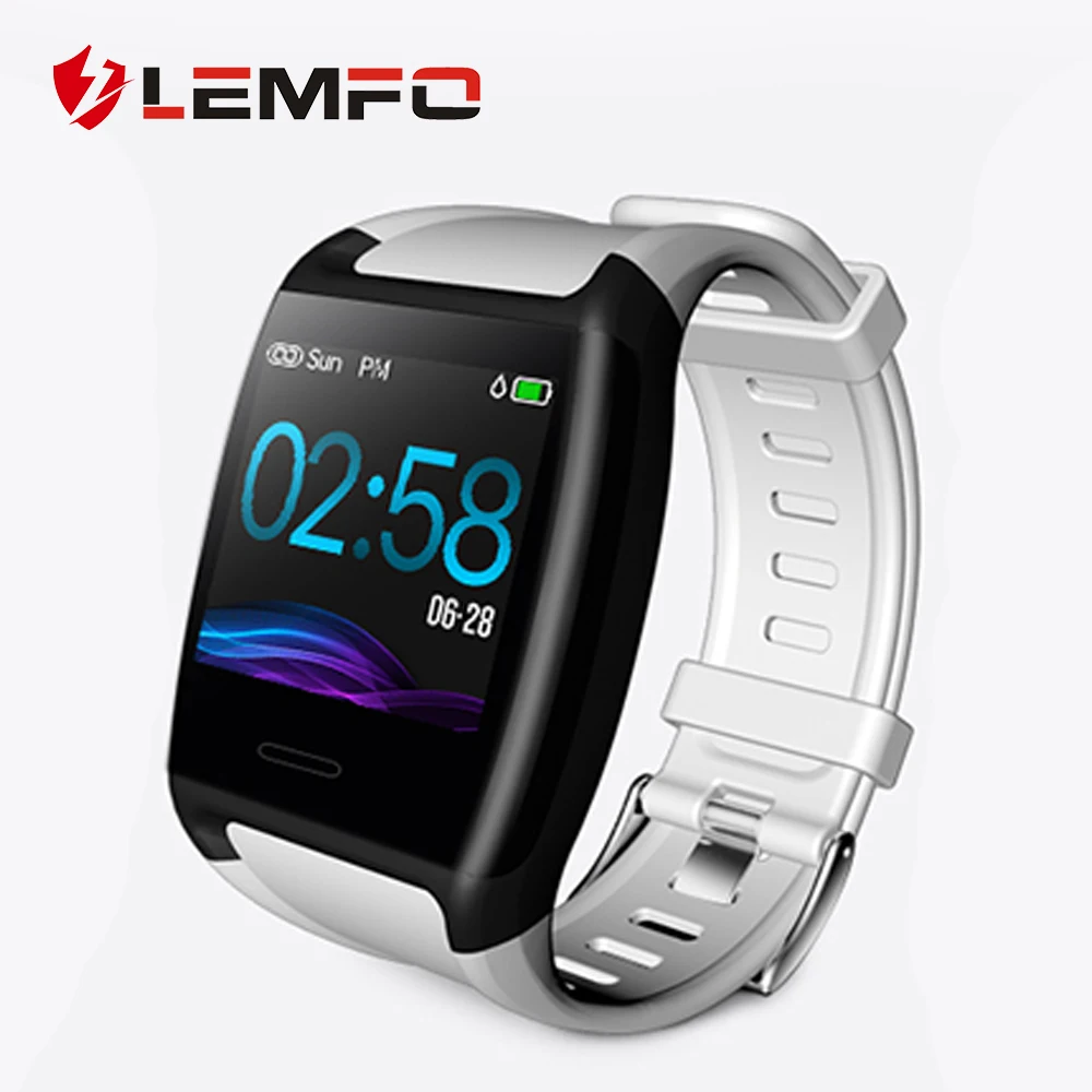 

LEMFO Fitness Bracelet Heart Rate Blood Pressure Monitor Multi-sport Mode Sport Smart Bracelet IP67 Waterproof for Men Women
