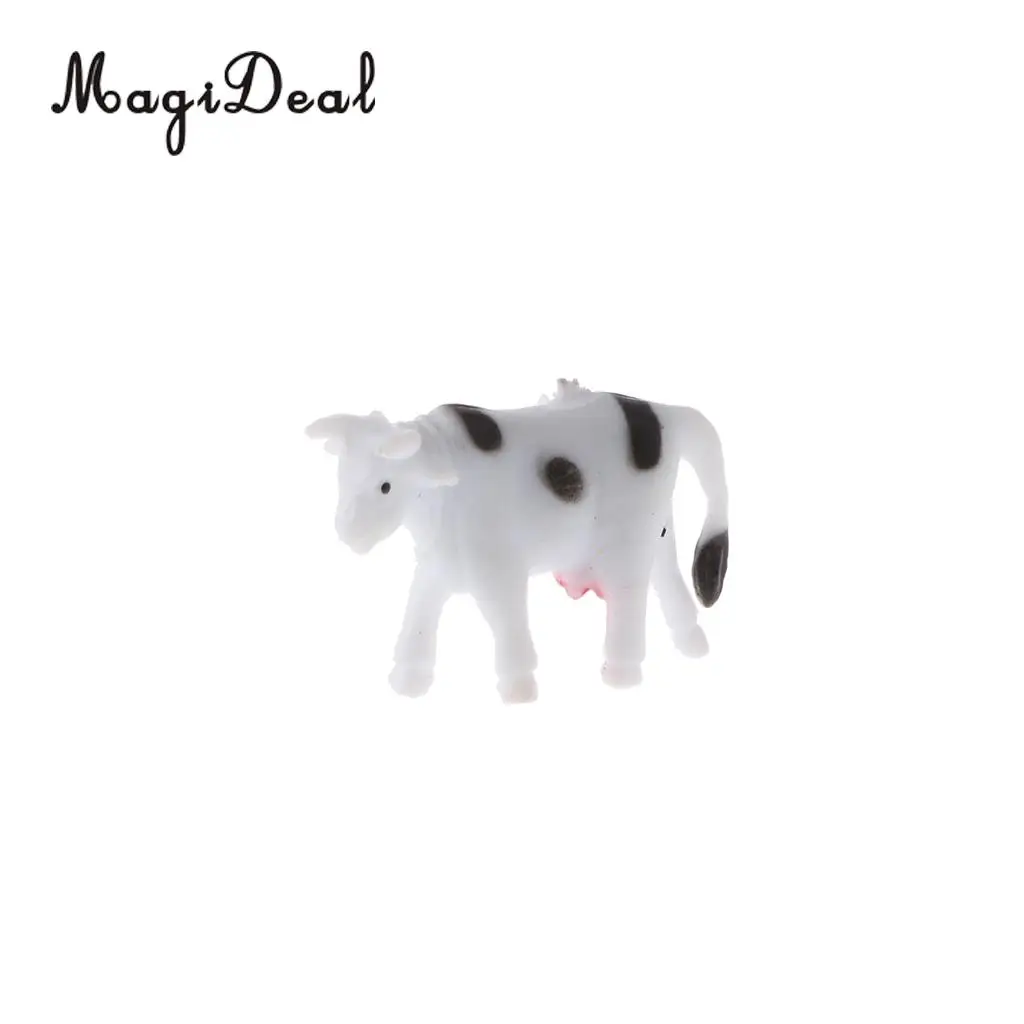 12Pcs/Pack Plastic Farm Animal Models Kids Children Baby Educational Toy Party Bag Fillers Home Desk Decoration