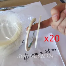 20X 4 мм* 25 м кремово-белый малярный скотч хорошо подходит для лака для ногтей Живопись украшения