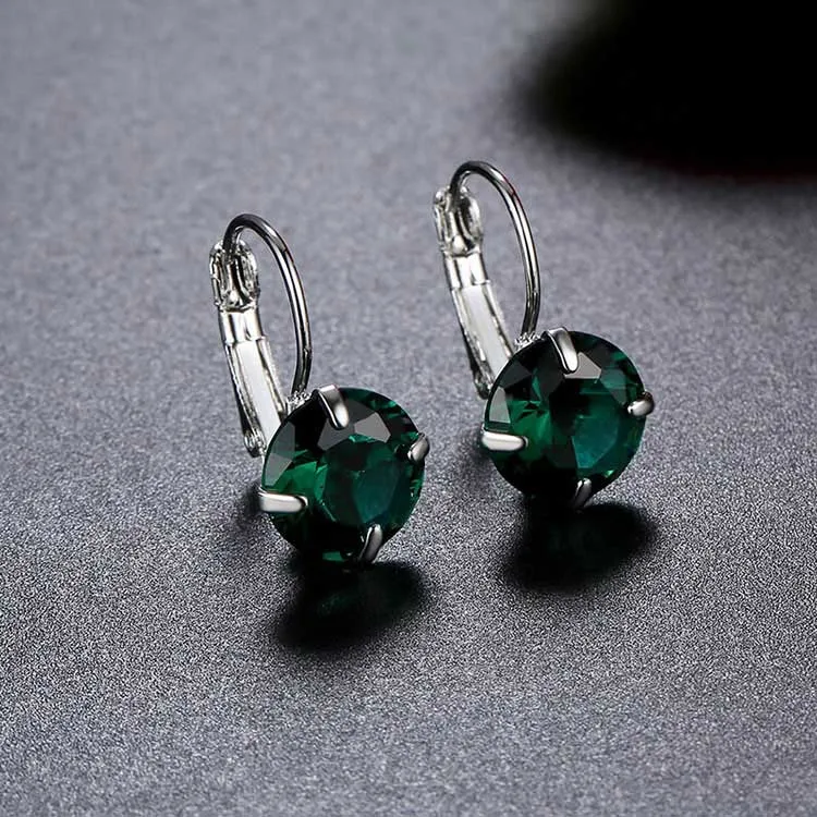 luxury earrings zirconia
