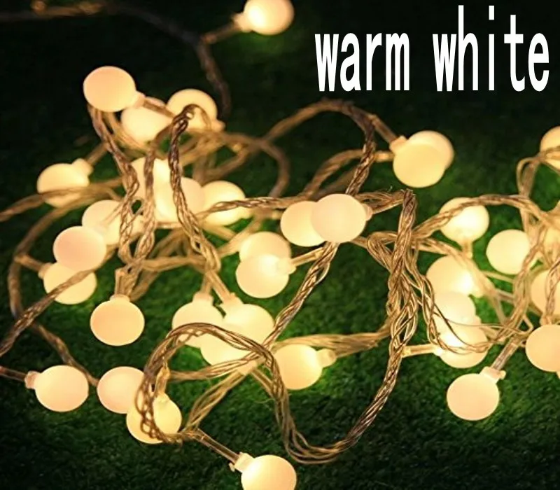 Corda de Fadas Festa de Casamento Natal ao ar Bolas Luzes Decorativas Bateria Operado Livre Guirlanda Decoração 100 m 800 Led 26 High Quality string decorative lights