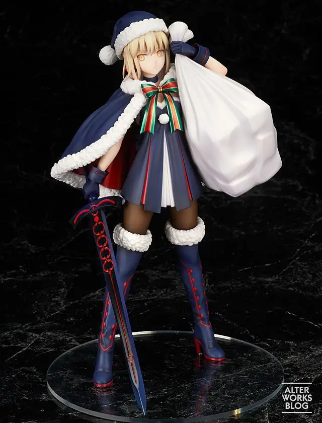 Новинка,, 23 см, Fate/stay night Saber Arturia Pendragon, Рождественская фигурка, коллекция игрушек, Рождественский подарок с коробкой