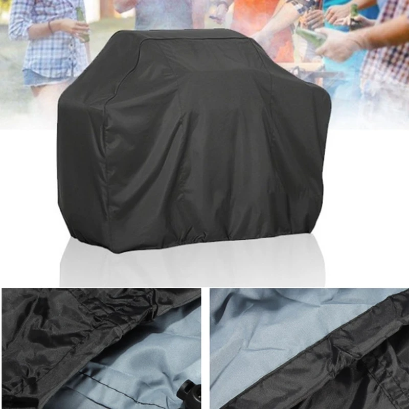 

Polyester Barbeque Bbq Grill Cover Waterproof Cover Bbq Accessories Grill Cover Anti Dust Rain Garden Patio Party Barbecue Bag