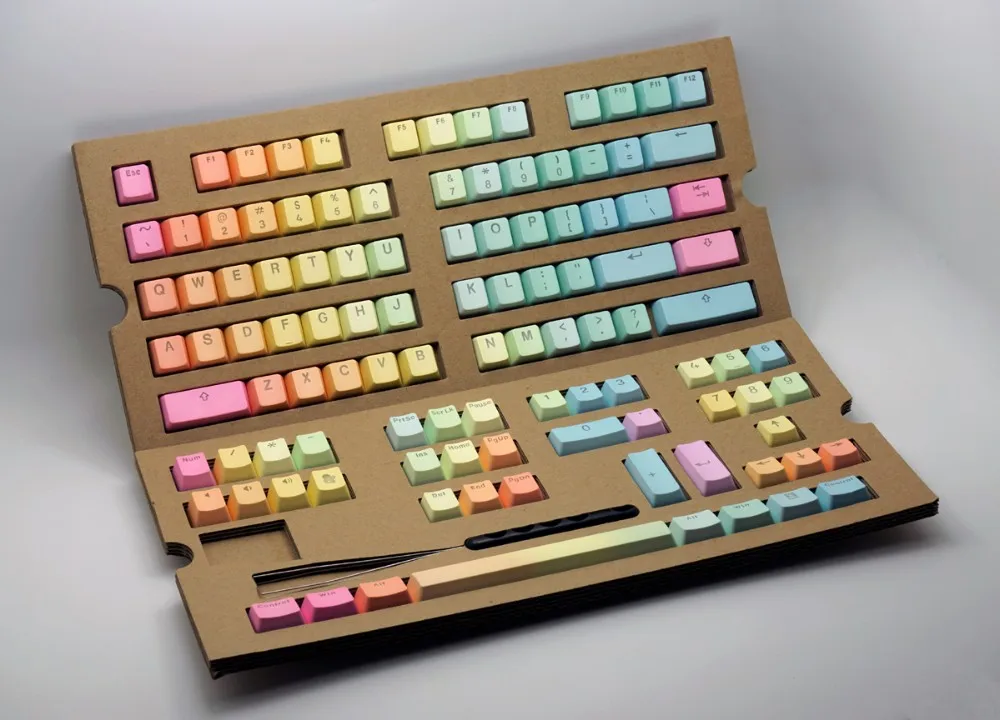 

IKBC KBC G104 PBT Double shot Translucidus Backlight Backlit Keycaps Key Cap for Mechanical Keyboard