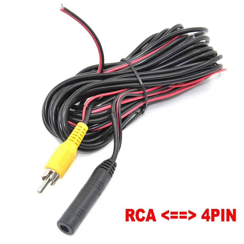 Buy 6 Meters RCA 4PIN Or RCA RCA Video Cable For Car