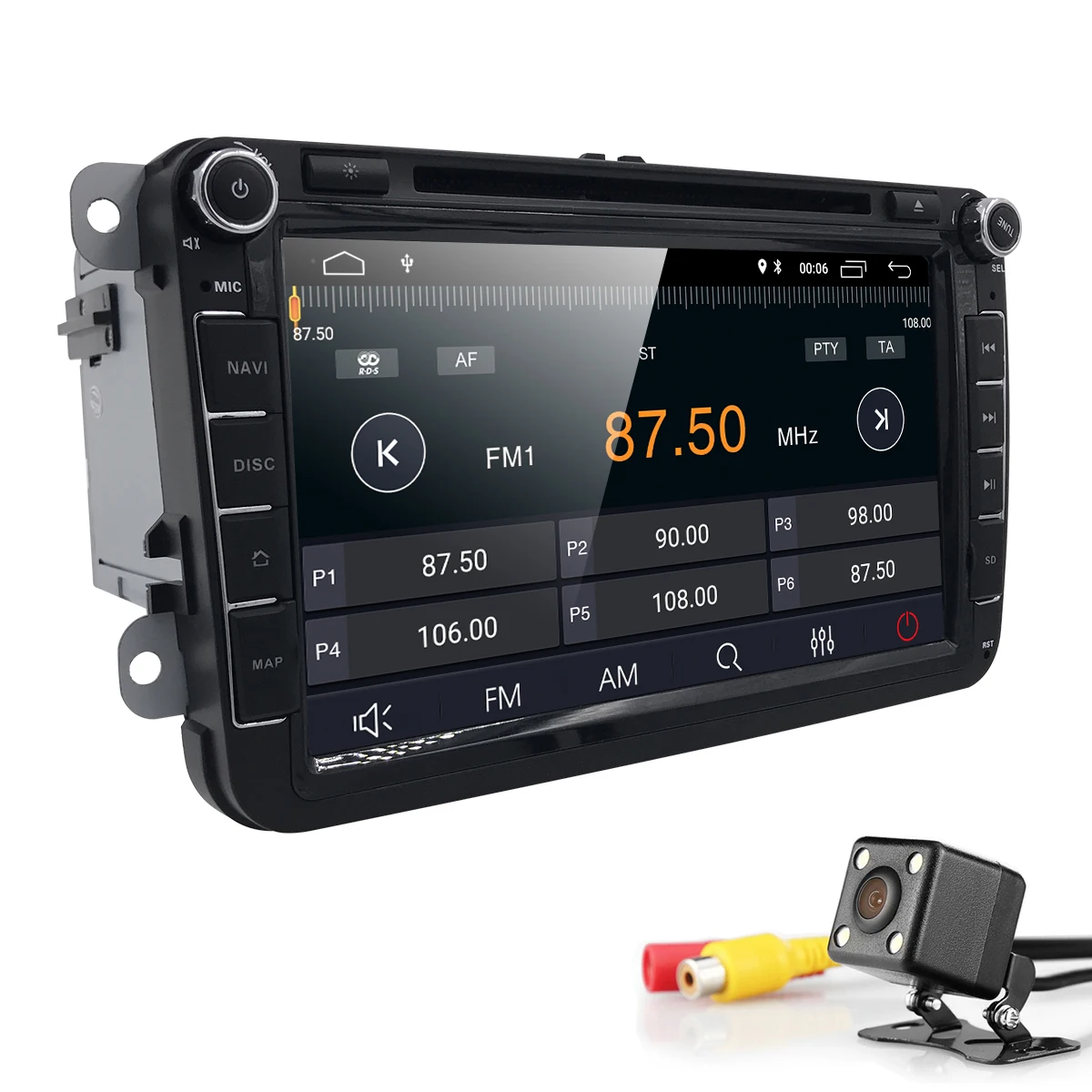 Cheap In stock Android 9.0 Car DVD radio for V W Volkswagen SKODA GOLF 5 Golf 6 POLO PASSAT B7 T5 CC JETT A TIGUAN DAB+ TPMS RDS OBD2 2