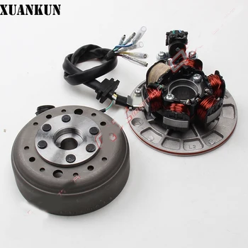 

XUANKUN LF140 Engine Parts Magnetic Motor Coil Assembly Power Generation Coil Rotor Stator Assembly With Lighting