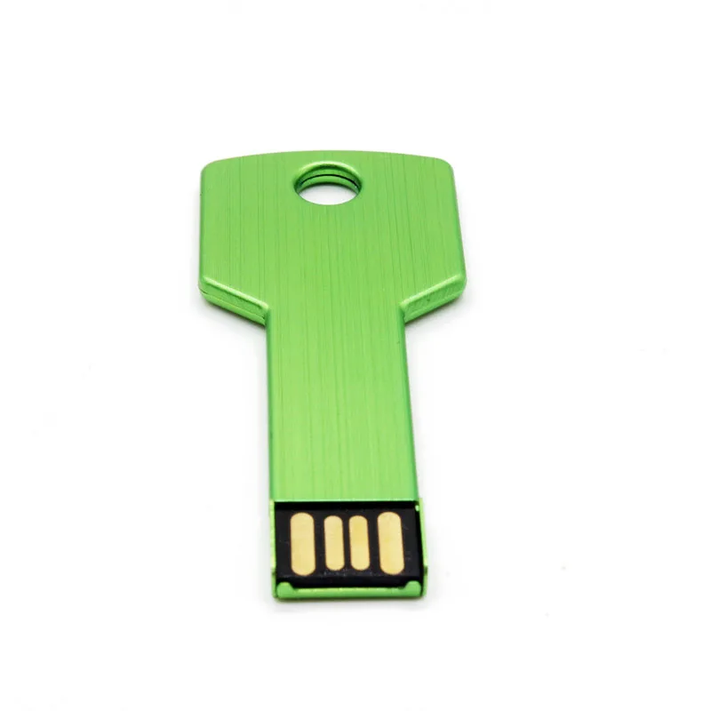 Usb Flash 64 ГБ 32 ГБ 16 ГБ 8 ГБ 4 ГБ Металл Pendrive2.0 более 10 шт. Бесплатный Пользовательский логотип флеш-накопитель в виде ключа Usb Stick подарки оптом Memoria Stick