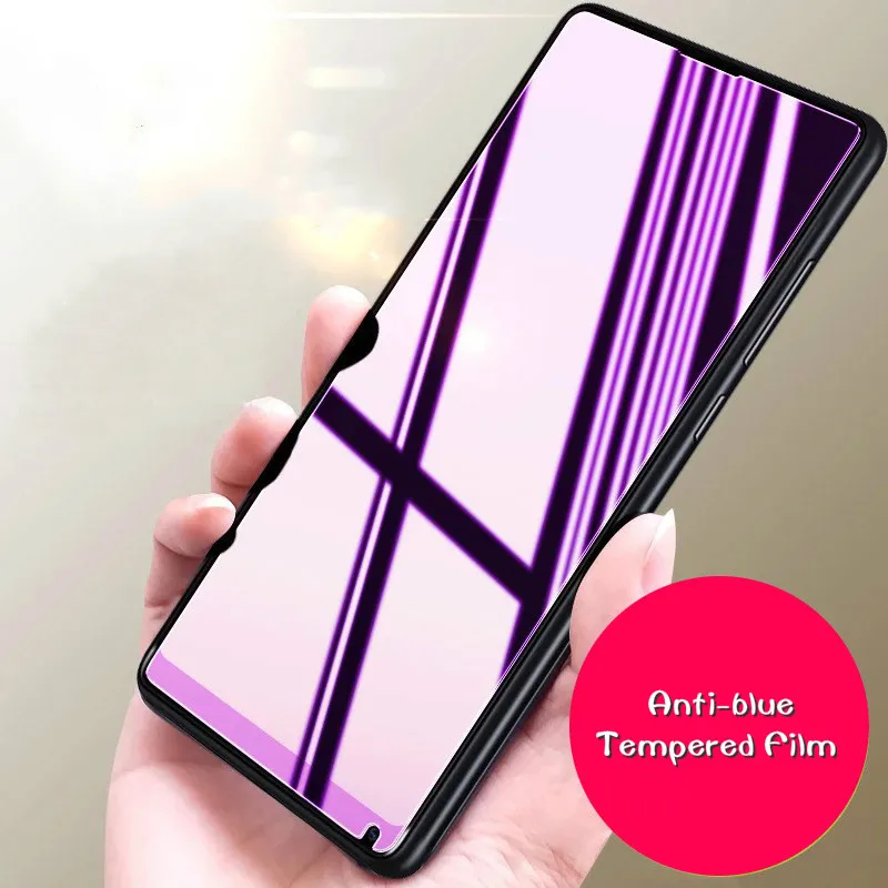 2 шт./партия закаленное стекло для Xiaomi Mi 8 SE 6 6X 5X полноэкранное фиолетовое легкое