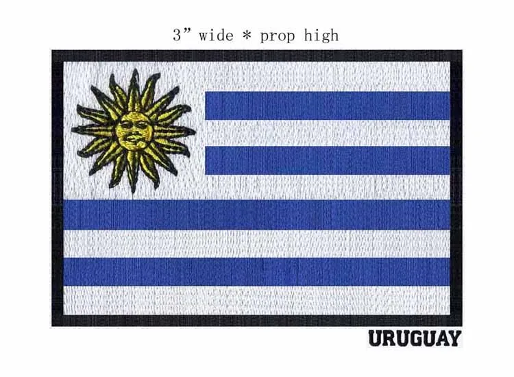 A276 Bandiera patch ricamato Uruguay 