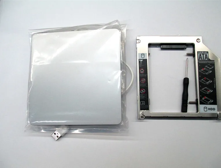 2016 new case for Apple Macbook Pro unibody 13 HDD SSD Optibay Adapter Caddy Kit USB