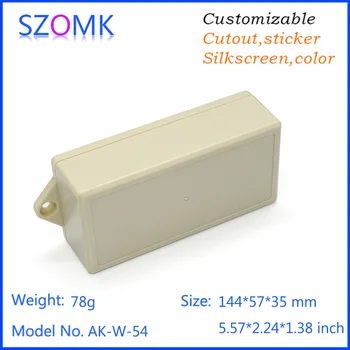 

4pcs a lot szomk High quality abs material mounting project enclosure szomk plastic instrument housing box for pcb design