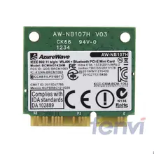 150 Мбит/с BCM943142HM Wi-fi bluetooth адаптер Broadcom BCM943142 802.11b/g/n Wi-fi+ BT 4,0 Половина Mini PCI-e плата Wireless WLAN Card