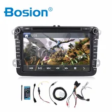 2 din 8” car dvd player GPS touch screen steering wheel ipod stereo radio usb BT For VW PASSAT B6 Camera Navigation 3D Map