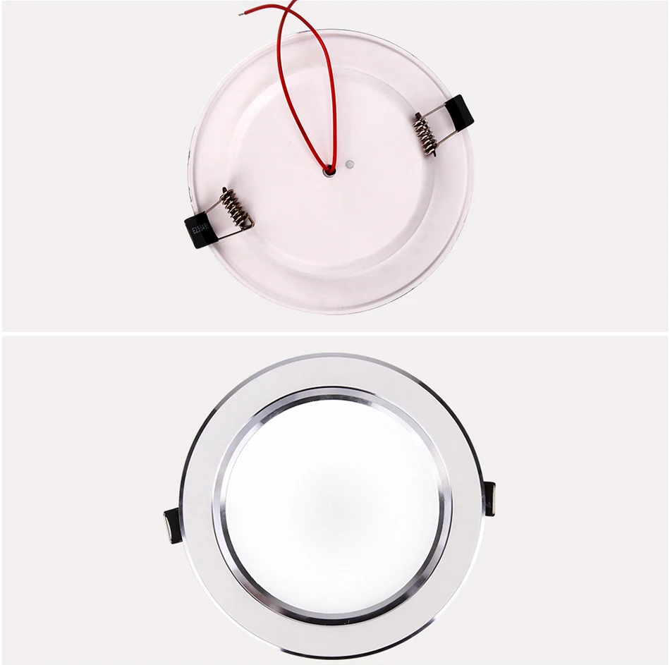 Ultra Bright Round LED Downlight 3W 5W 7W 9W 12W 15W 18W Aluminum AC110V 220V LED Down Light Ceiling Recessed Spot Light -