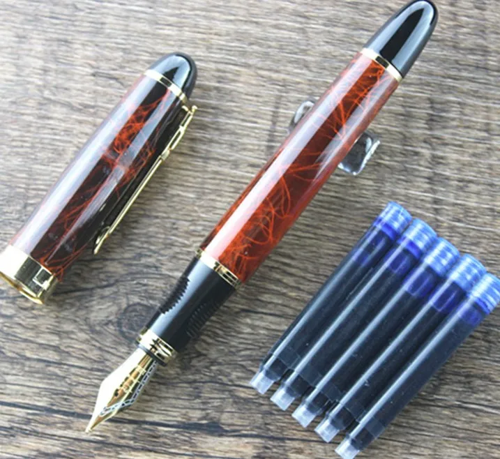 10 JINHAO X450 благородный 18KGP 0,5 мм перо с широким основанием авторучка Серый Бизнес офисные канцелярские принадлежности 5 видов цветов выбор - Цвет: 10