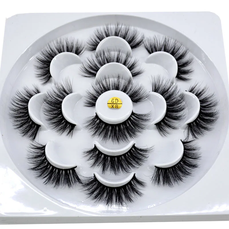 

HBZGTLAD 7 pairs natural false eyelashes fake lashes long makeup 3d mink lashes eyelash extension mink eyelashes for beauty
