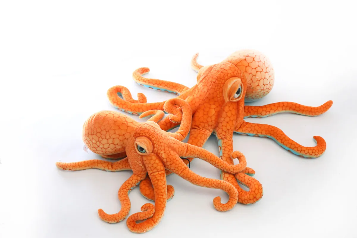 Гигантский прекрасный моделирование осьминог плюшевые мягкие игрушки животных аксессуары для дома реалистичные кукла Осьминог подарки для детей
