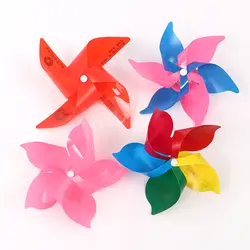 Красочная пластиковая ветряная мельница наружная струна покрывает детские игрушки для детского сада декоративное живописное украшение
