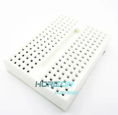 

5PCS 170 Tie-points Mini Solderless Prototype Breadboard White