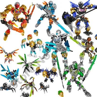 

Super heroes BIONICLE Umarak Hunter figures Building Block toys for children juguetes brinquedos Compatible with Lego