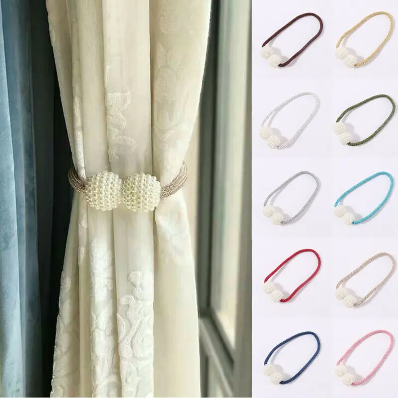

Magnet Curtains Holder Strong Curtain Magnetic Clips Ball Curtain Tiebacks Tie Backs Buckle Holdbacks Home Curtain Accessories