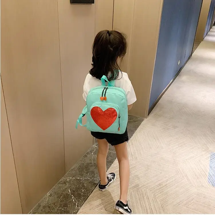 Cute boys and girls backpack children's school bag kindergarten baby backpack candy color cartoon fashion little bag