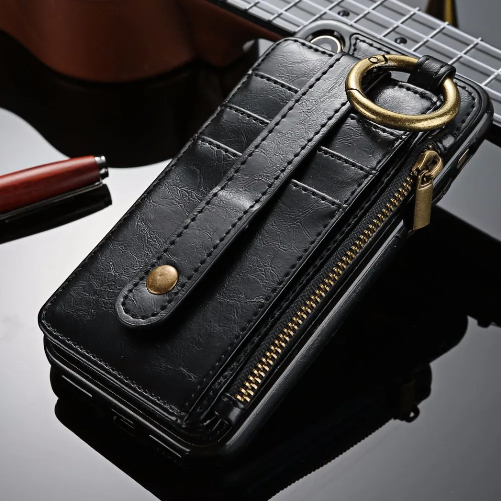 

For iPhone X XS Max XR Case Wallet Magnetic Separable Leather Phone Cases For iPhone 6 6s 7 8 plus Women Wallet Case Cover purse