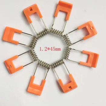 

100 pcs/lot,1.2mm*45mm Orangel, high hardness injection rust-proof lamp clip, LED ceiling amp,free delivery