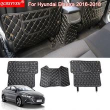 QCBXYYXH автомобильный Стайлинг авто Интерьер сиденье протектор боковой край защита колодки наклейки анти-удар коврики для hyundai Elantra